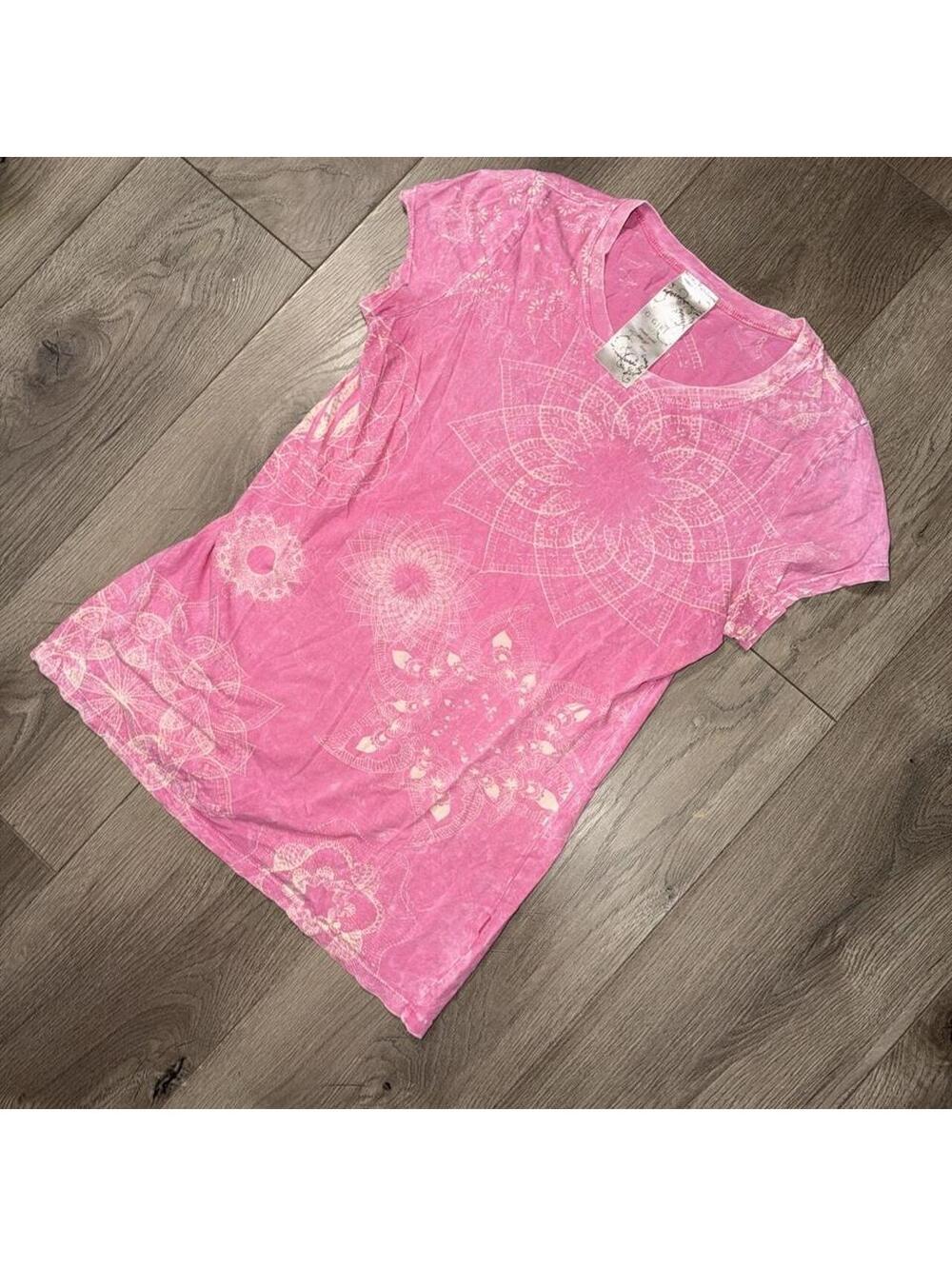 2000s G. Girl Acid Wash Mandala Top